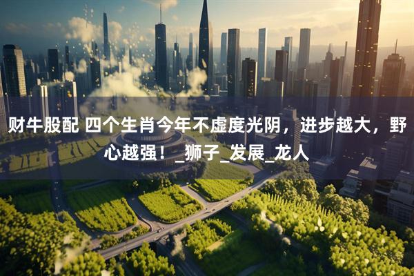 财牛股配 四个生肖今年不虚度光阴，进步越大，野心越强！_狮子_发展_龙人