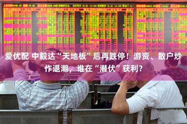 爱优配 中毅达“天地板”后再跌停！游资、散户炒作退潮，谁在“潜伏”获利？