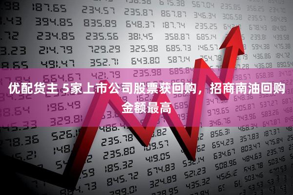 优配货主 5家上市公司股票获回购，招商南油回购金额最高