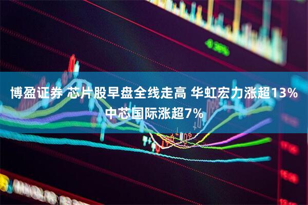 博盈证券 芯片股早盘全线走高 华虹宏力涨超13%中芯国际涨超7%
